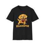 Velociraptor Golden Retriever T-shirt