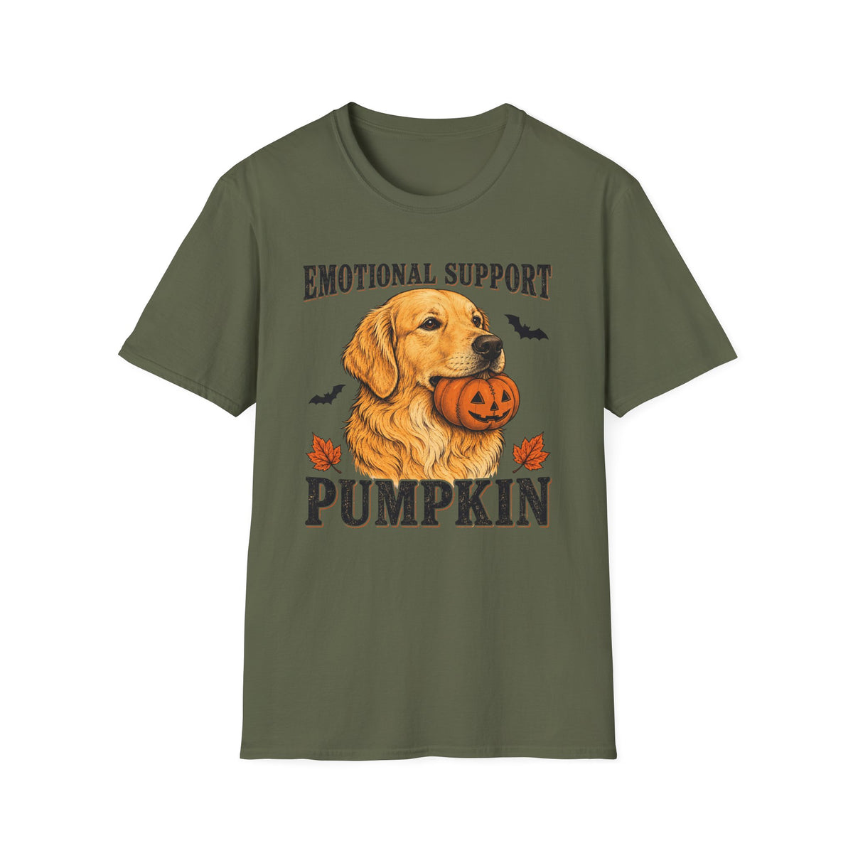 Pumpkin Golden Retriever T-shirt