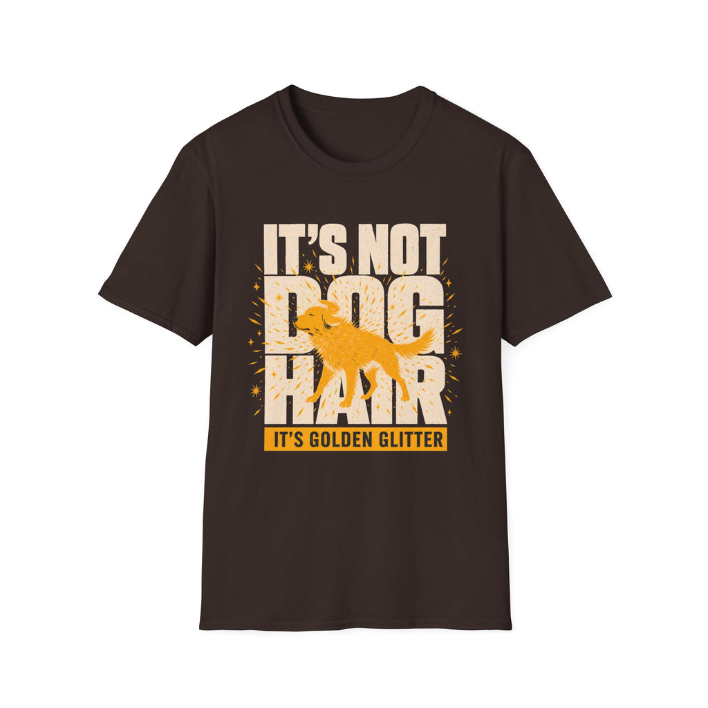 Retro Glitter Golden Retriever T-shirt