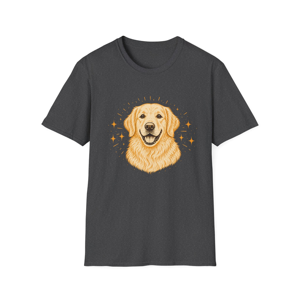 Glitter Golden Retriever T-shirt