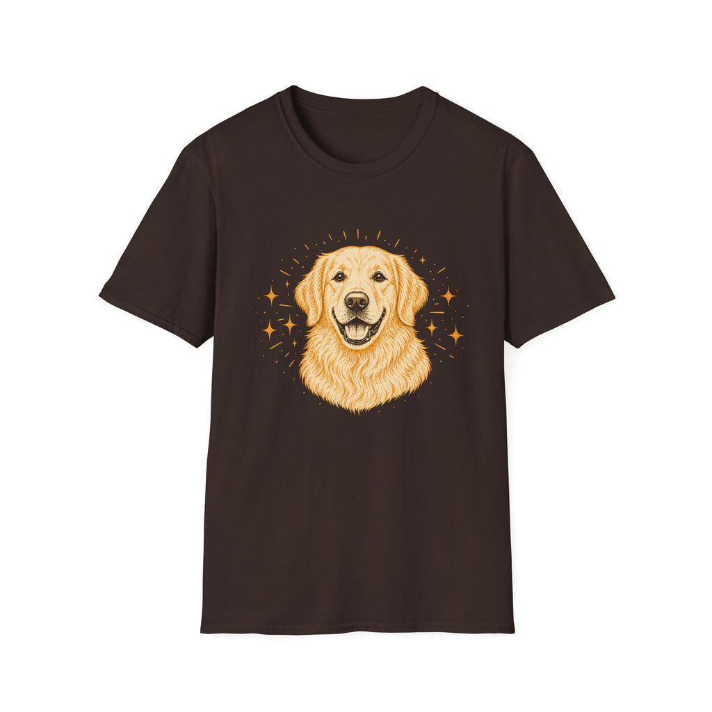 Glitter Golden Retriever T-shirt