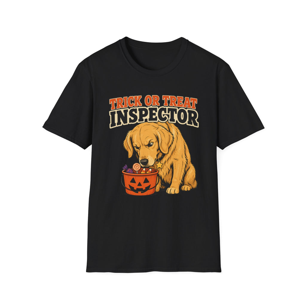 Halloween Inspector Golden Retriever T-shirt