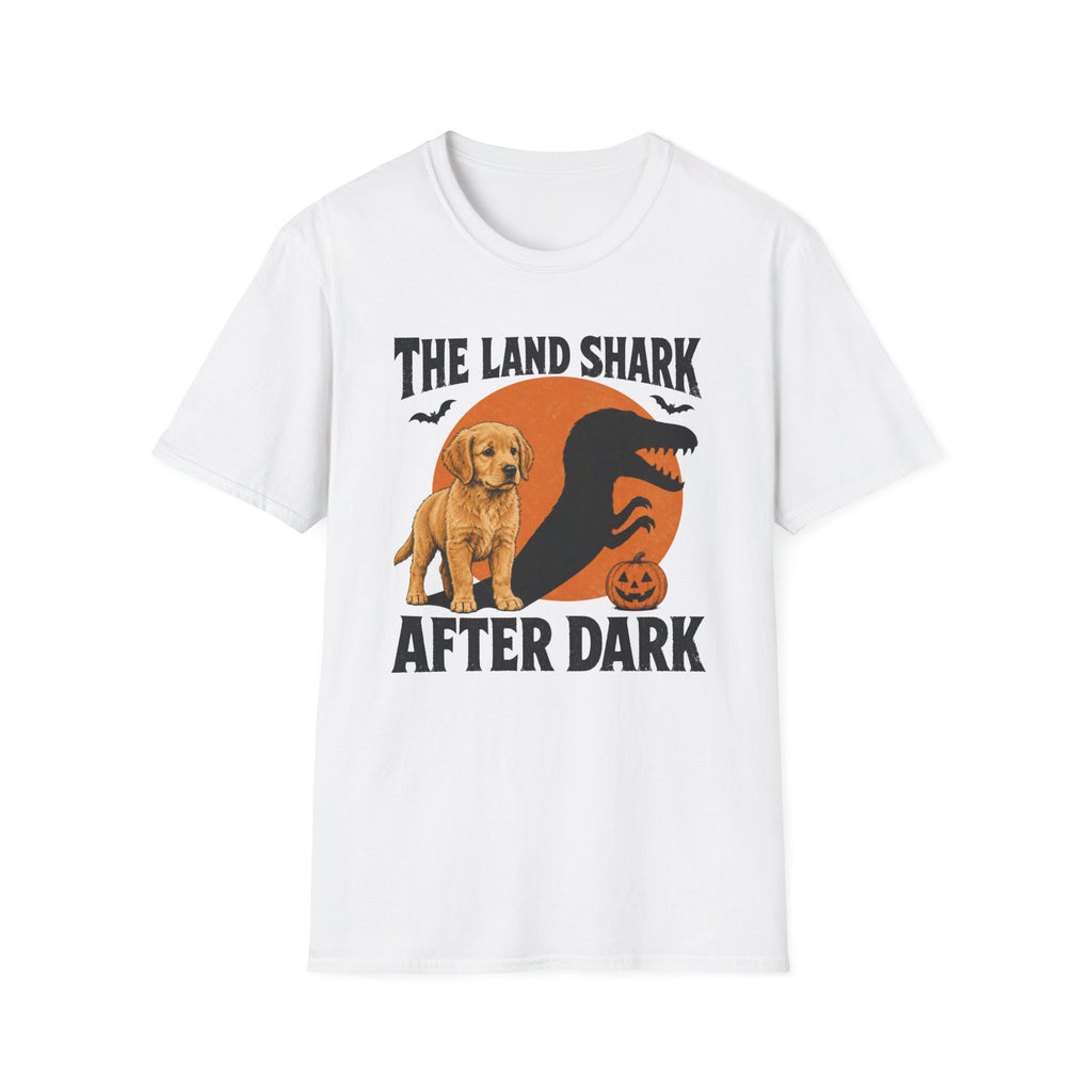 Halloween Land Shark Golden Retriever T-shirt