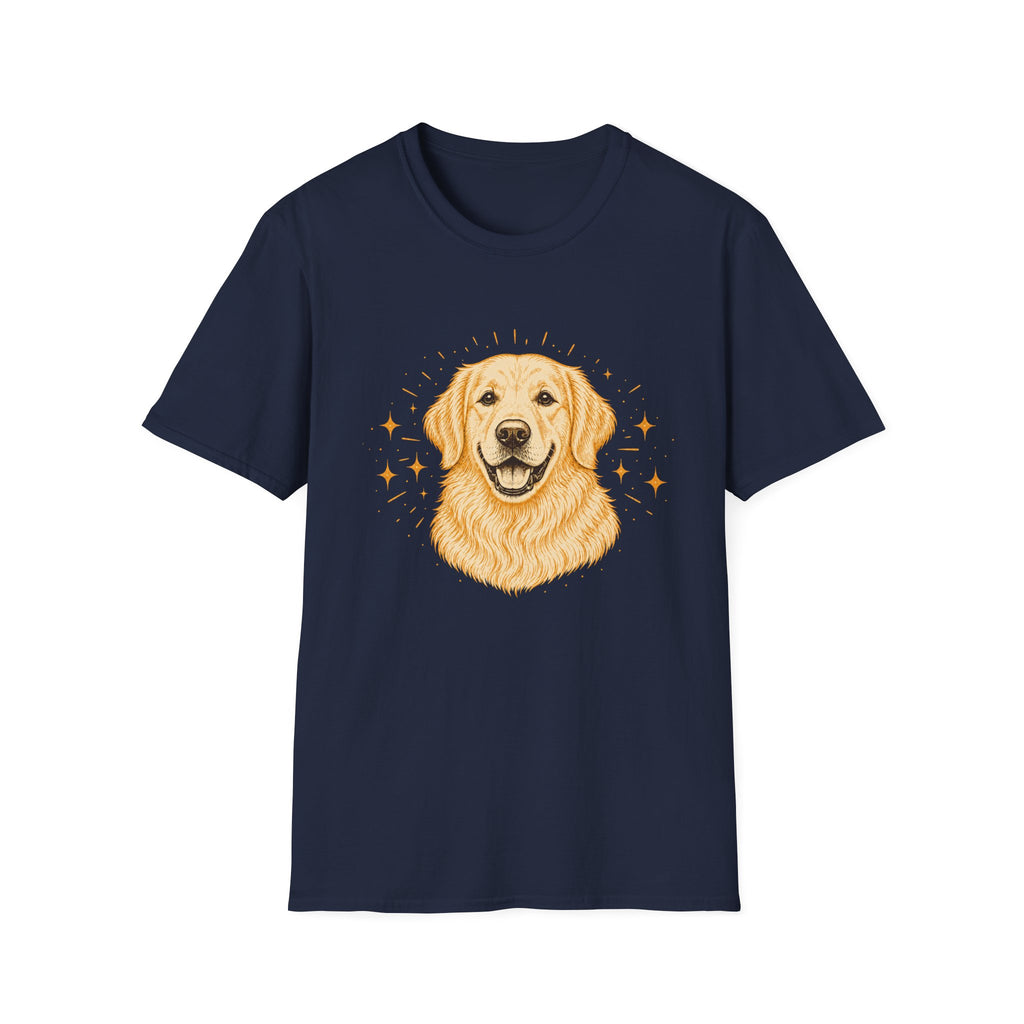 Glitter Golden Retriever T-shirt
