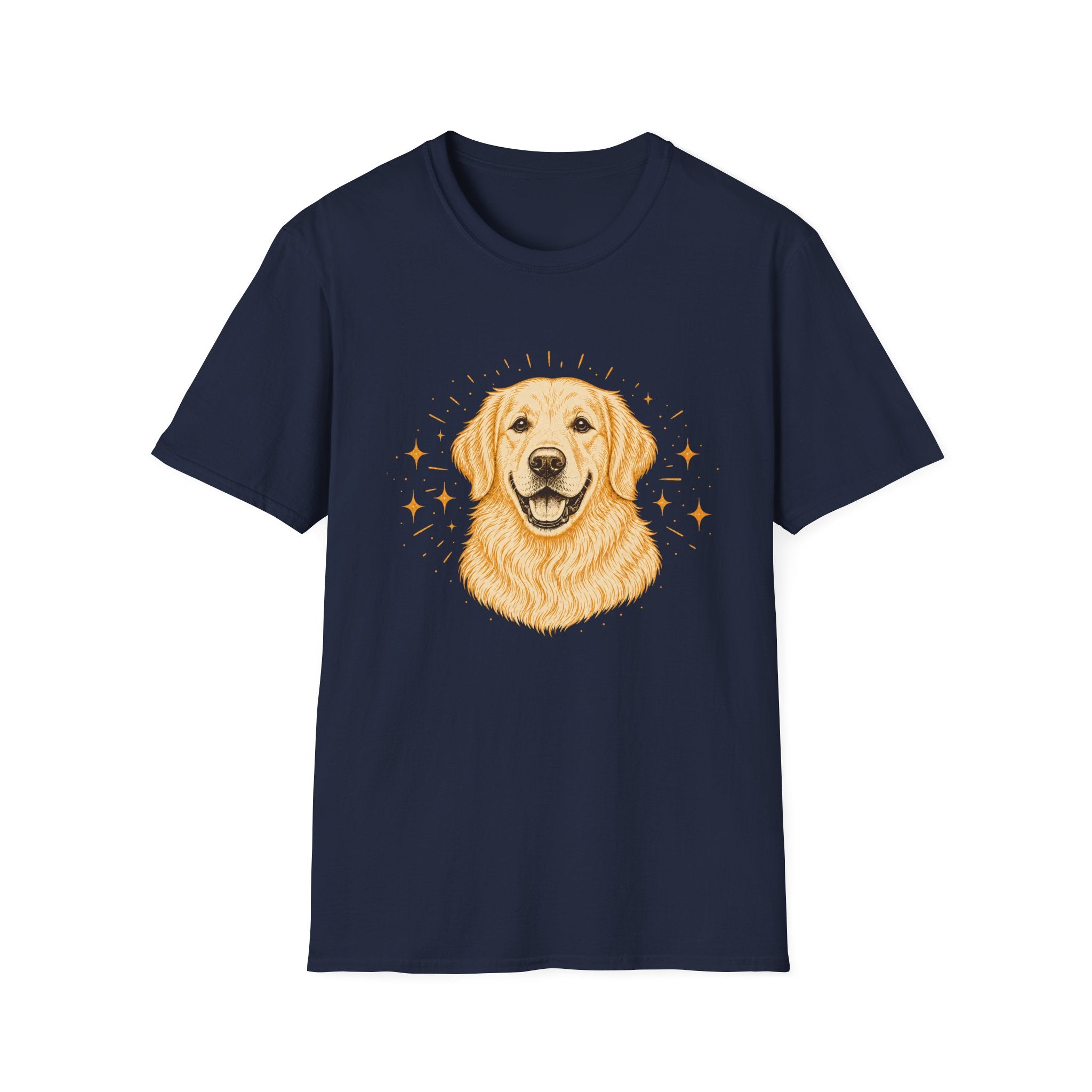 Glitter Golden Retriever T-shirt