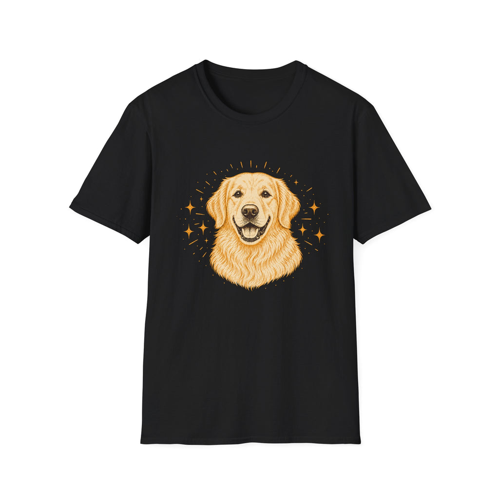 Glitter Golden Retriever T-shirt