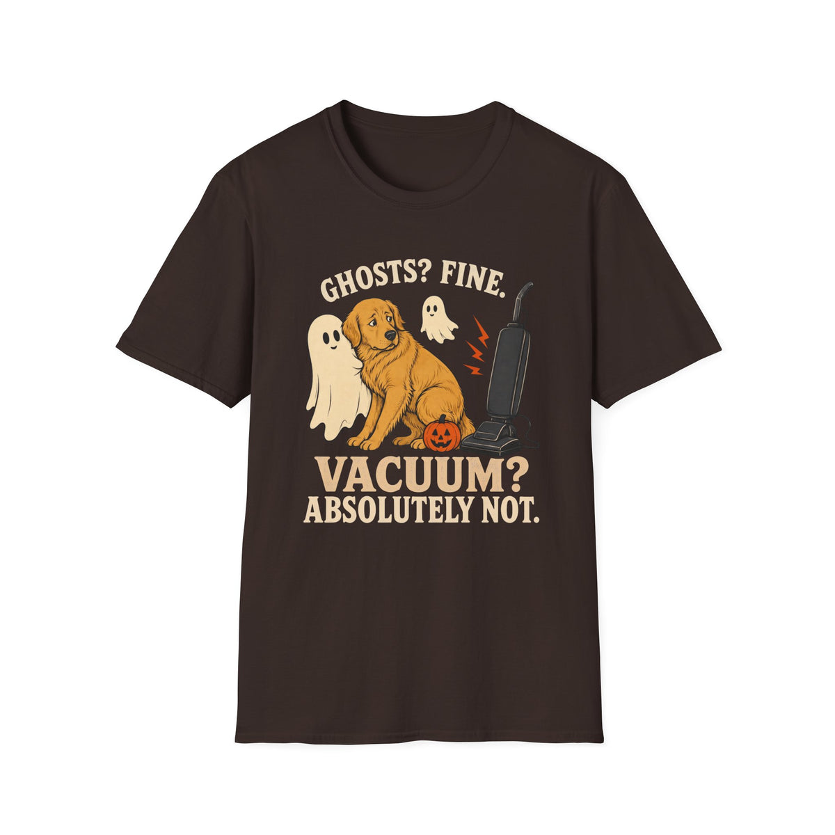 Ghosts Fine Golden Retriever T-shirt