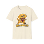 Velociraptor Golden Retriever T-shirt