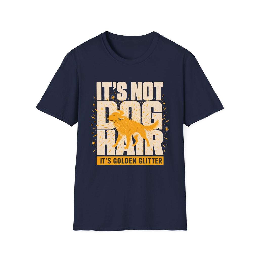 Retro Glitter Golden Retriever T-shirt