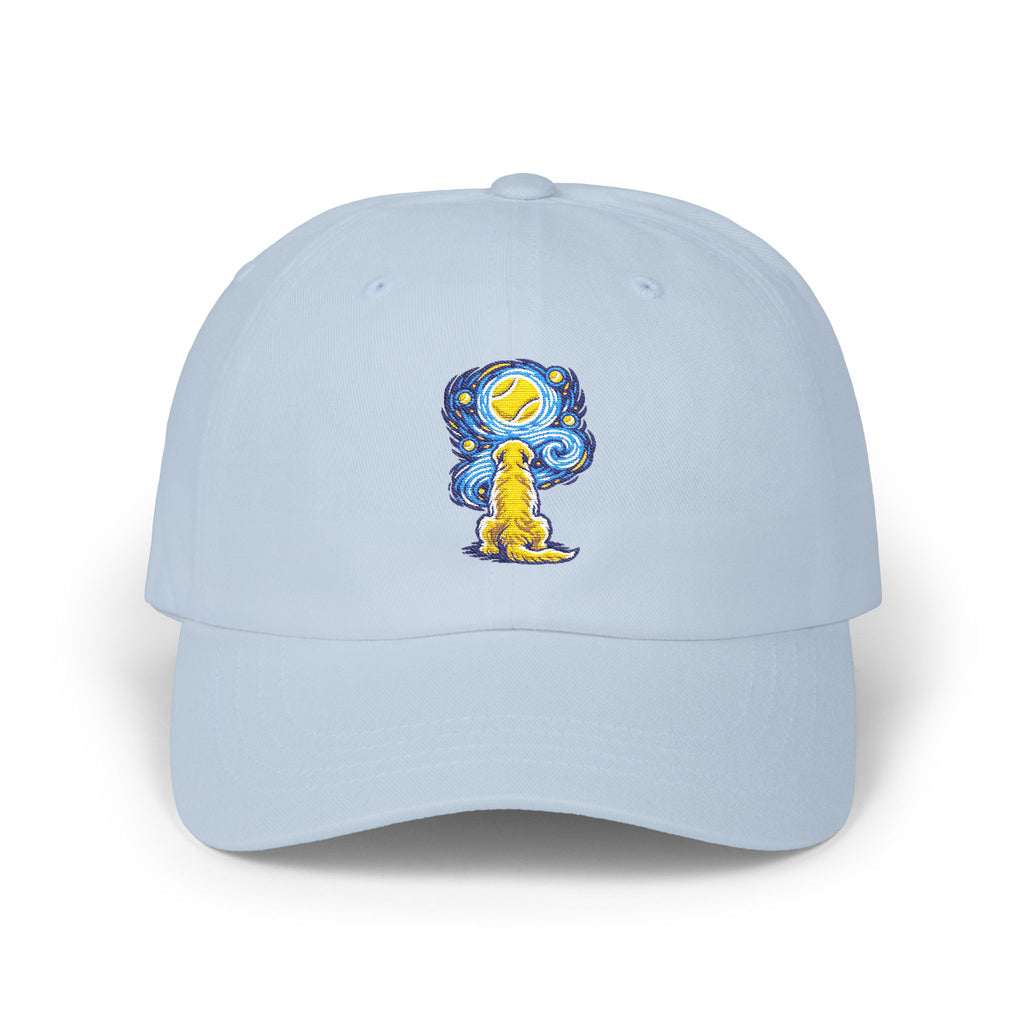 Starry Night Golden Retriever Cap
