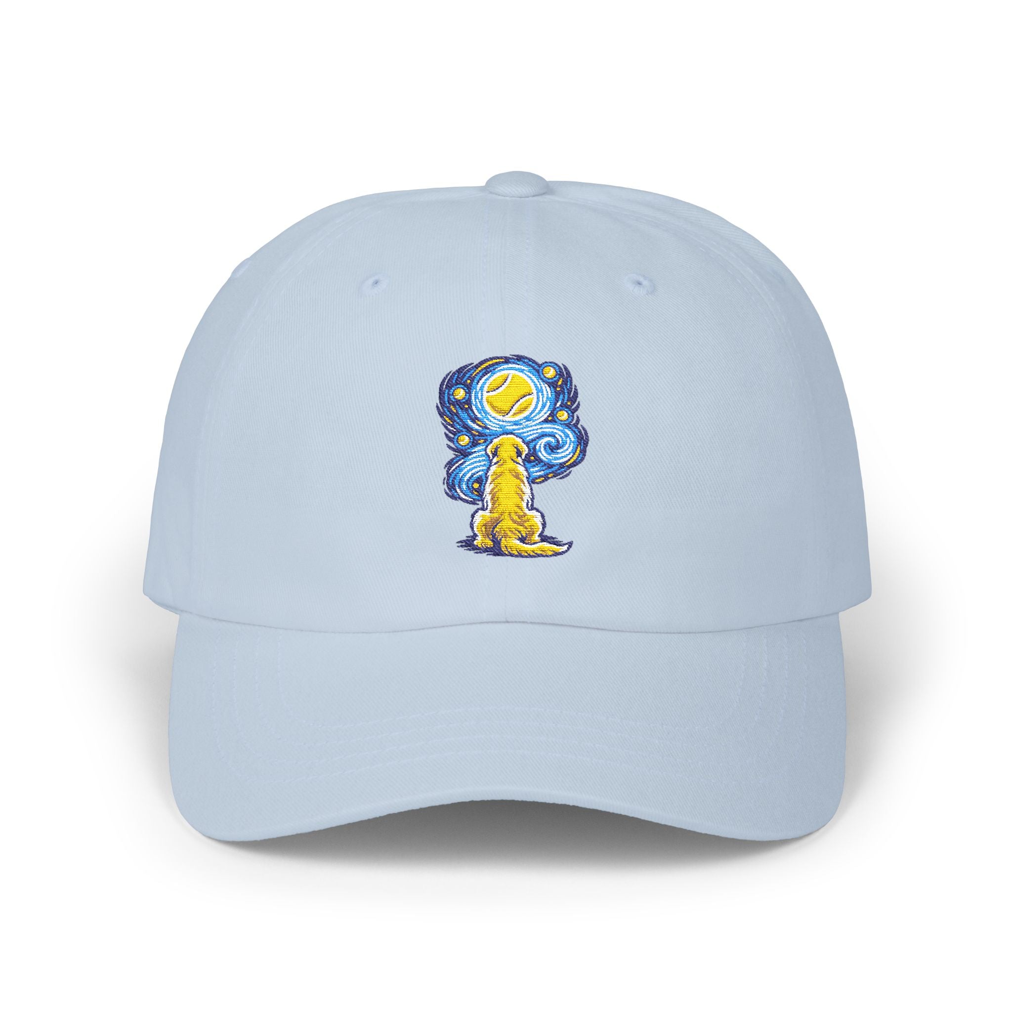 Starry Night Golden Retriever Cap