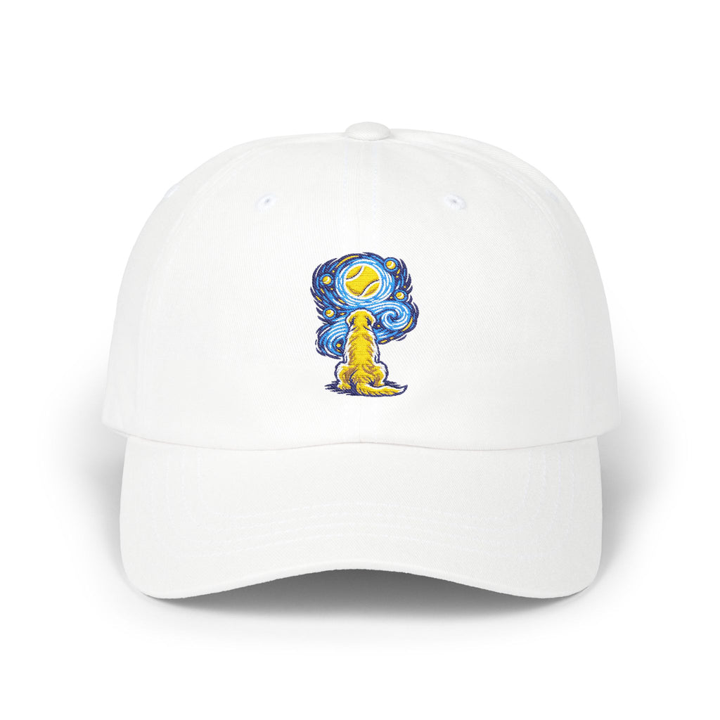 Starry Night Golden Retriever Cap