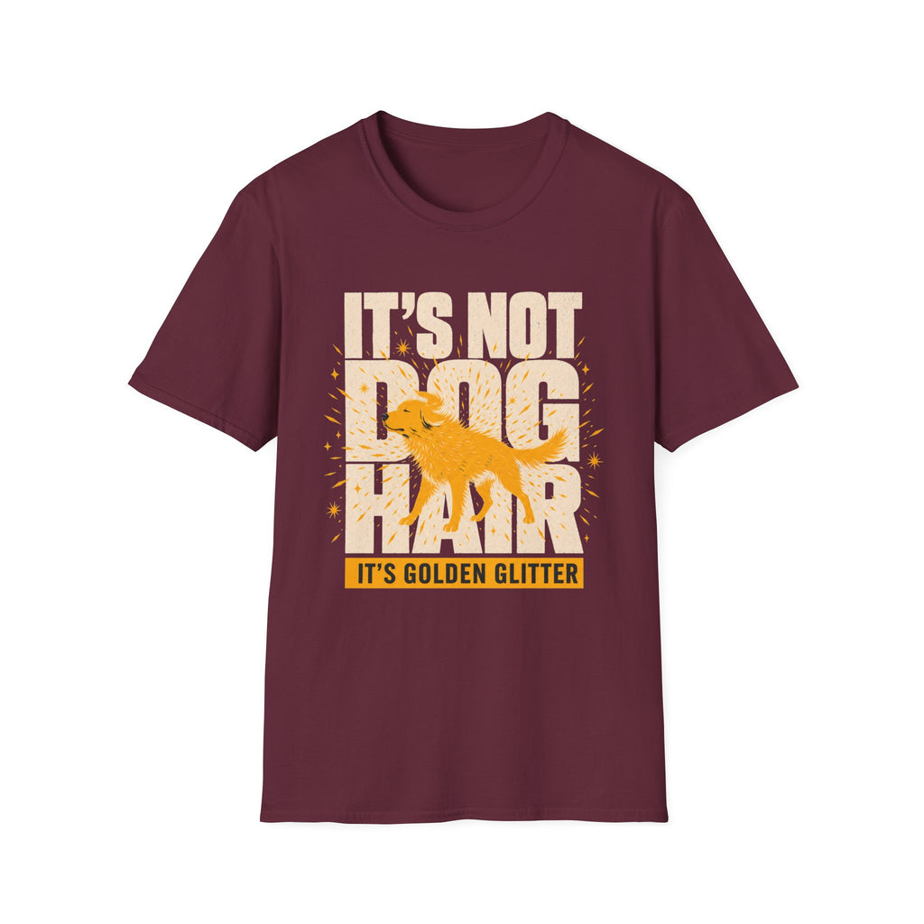 Retro Glitter Golden Retriever T-shirt