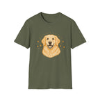 Glitter Golden Retriever T-shirt