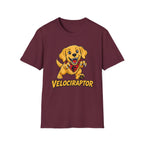 Velociraptor Golden Retriever T-shirt