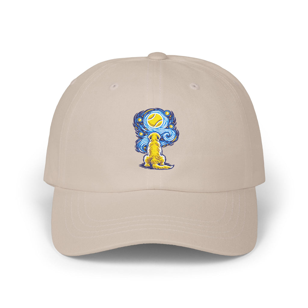 Starry Night Golden Retriever Cap