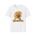 Velociraptor Golden Retriever T-shirt