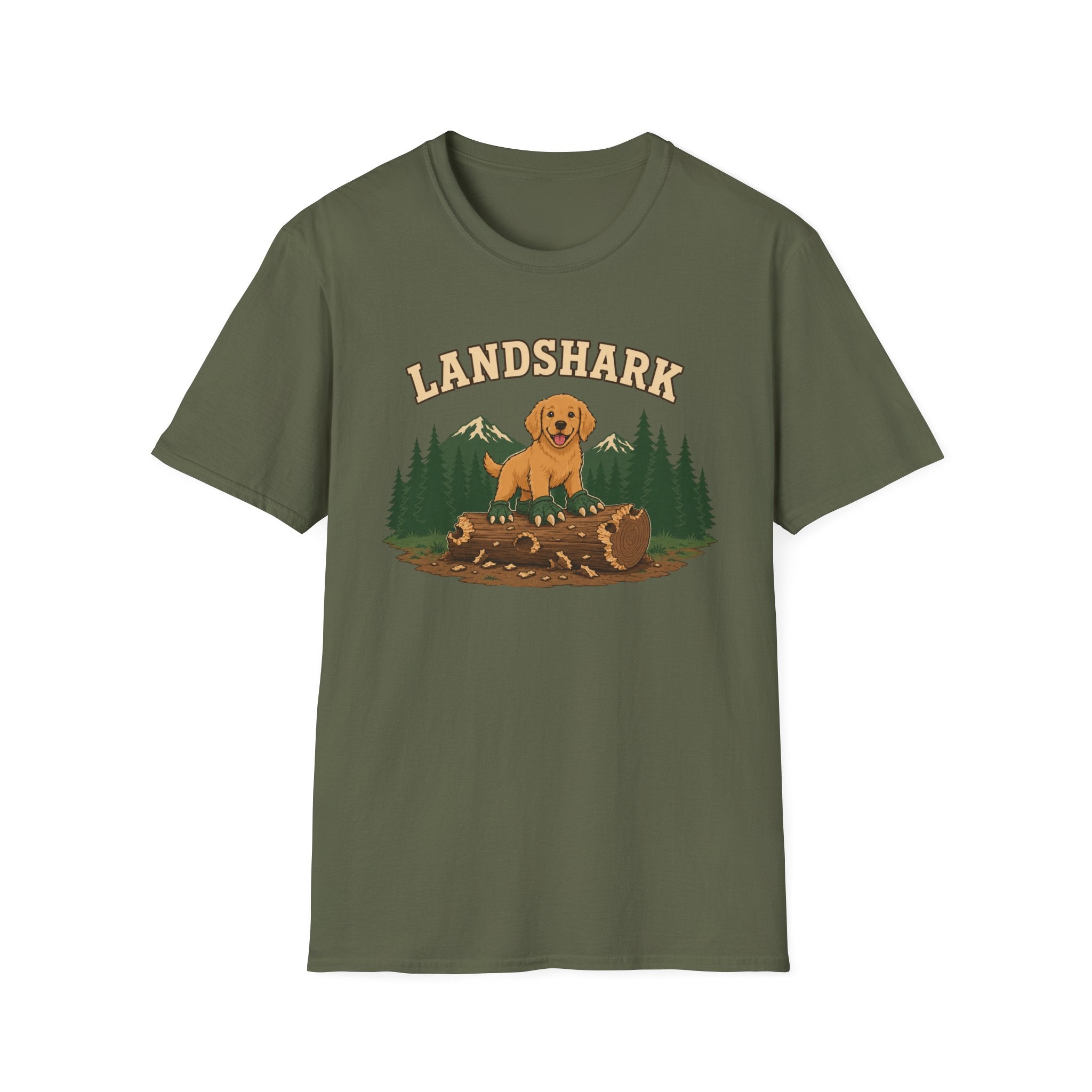 Landshark Golden Retriever T-shirt