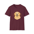 Glitter Golden Retriever T-shirt