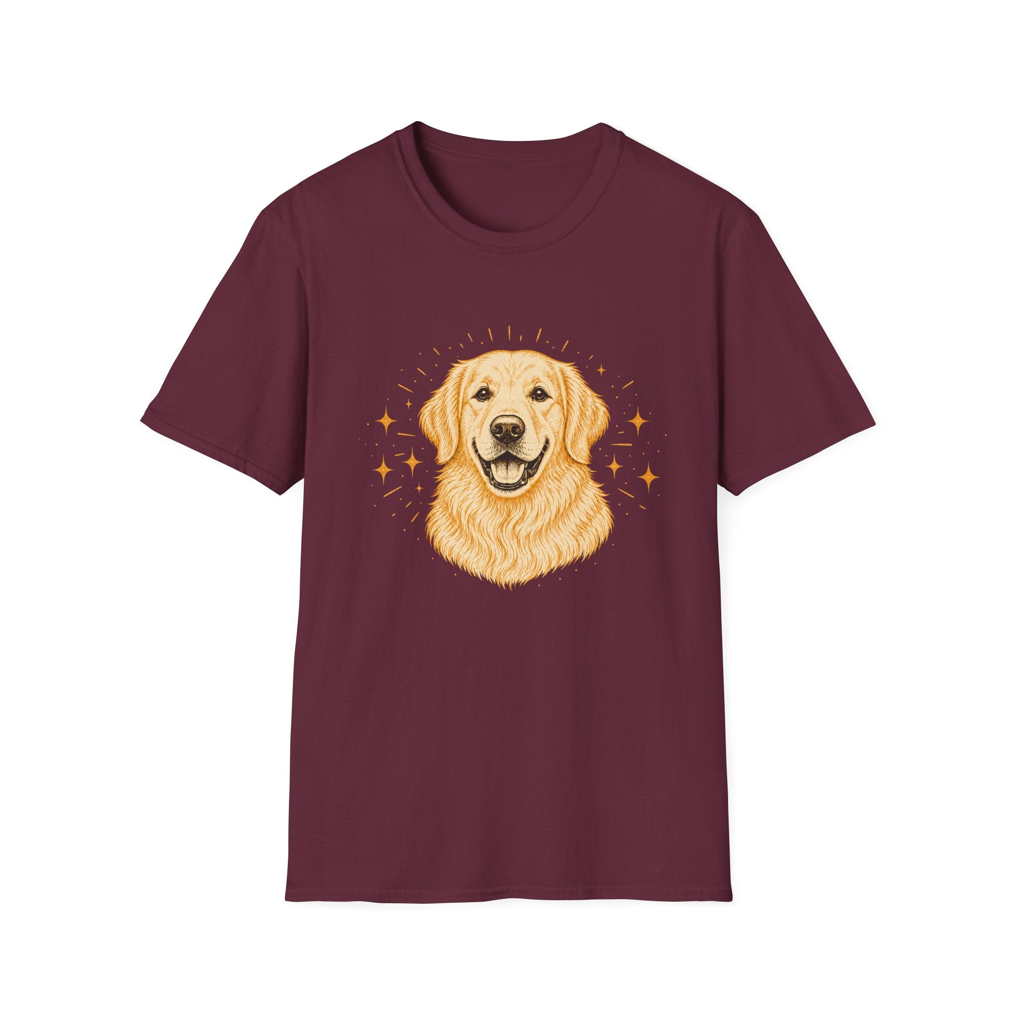 Glitter Golden Retriever T-shirt
