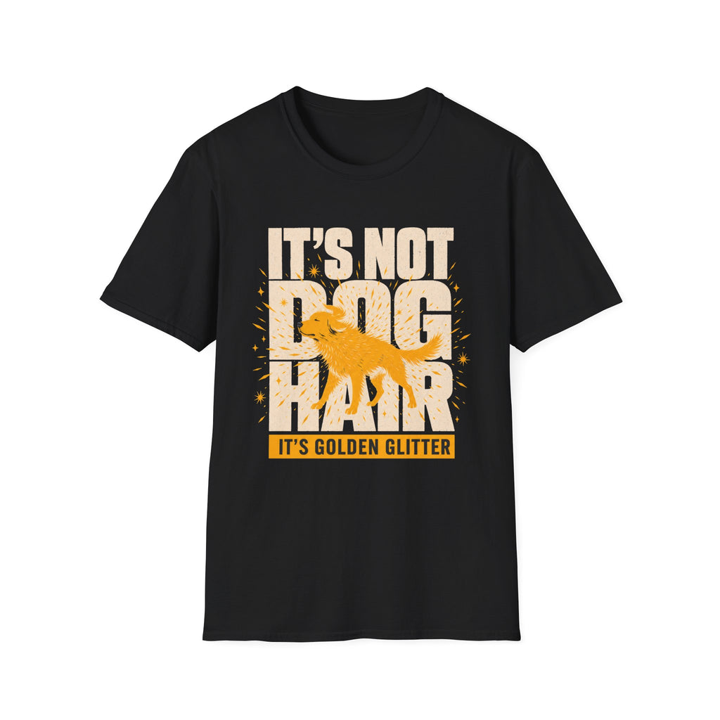 Retro Glitter Golden Retriever T-shirt