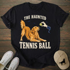 Haunted Tennis Ball Golden Retriever T-shirt