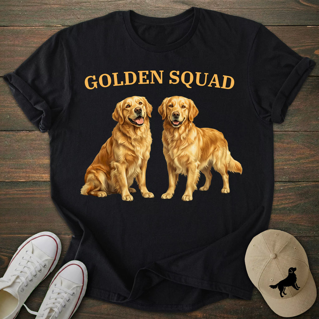 Golden Retriever Squad T-shirt