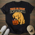 Halloween Inspector Golden Retriever T-shirt