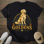 Owned by Golden Retriever T-shirt