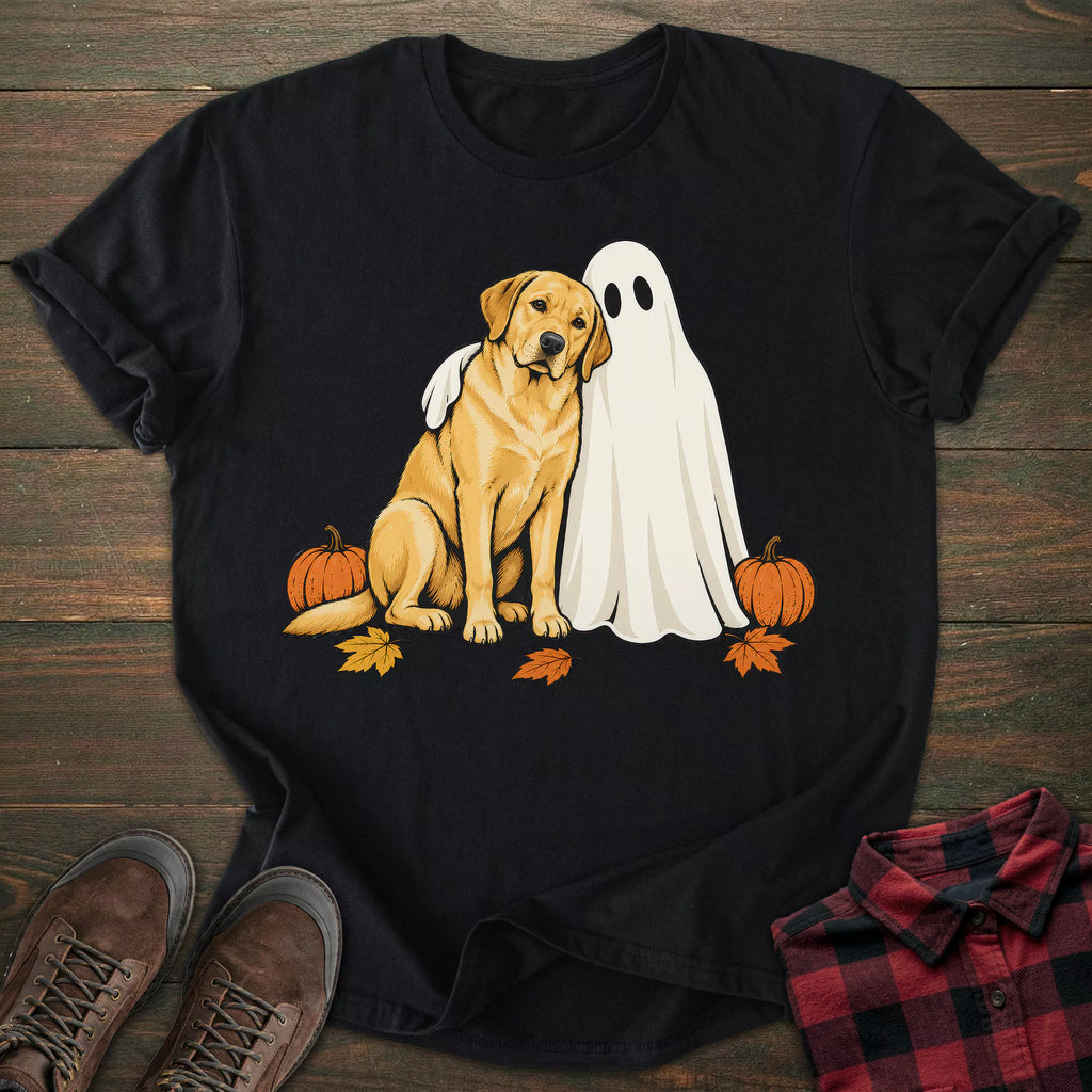 Ghost Hug Yellow Labrador T-shirt