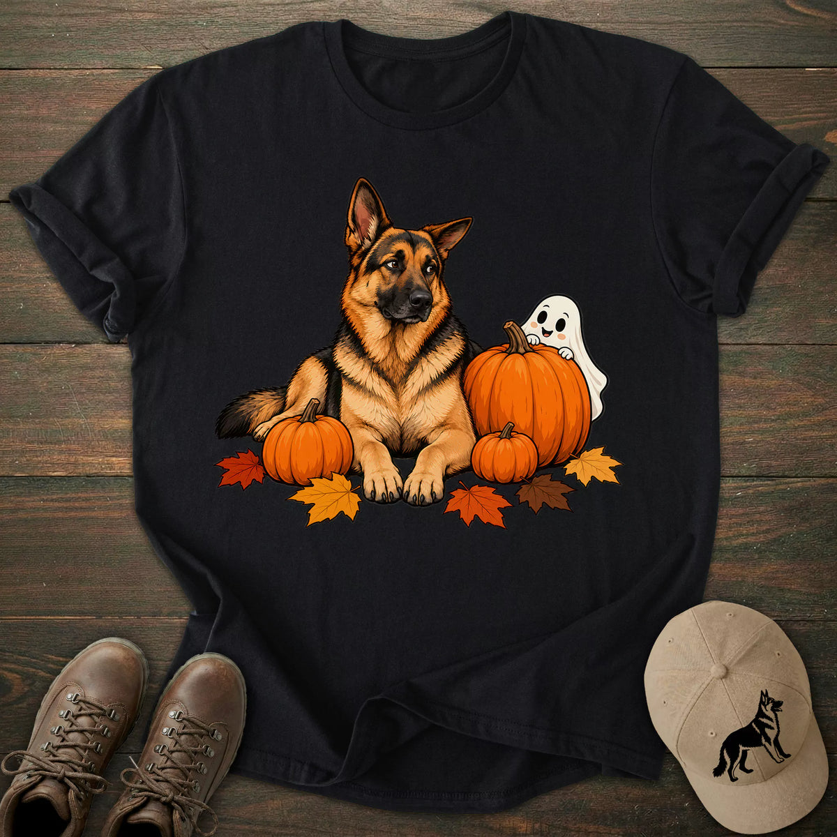 Peekaboo German Shepherd T-shirt