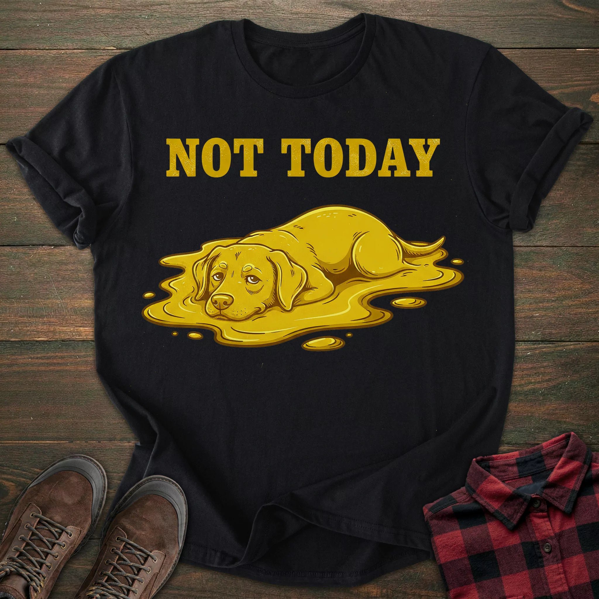 Not Today Labrador T-shirt