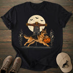 Scarecrow Pumpkin German Shepherd T-shirt