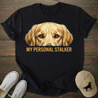 Personal Stalker Golden Retriever T-shirt
