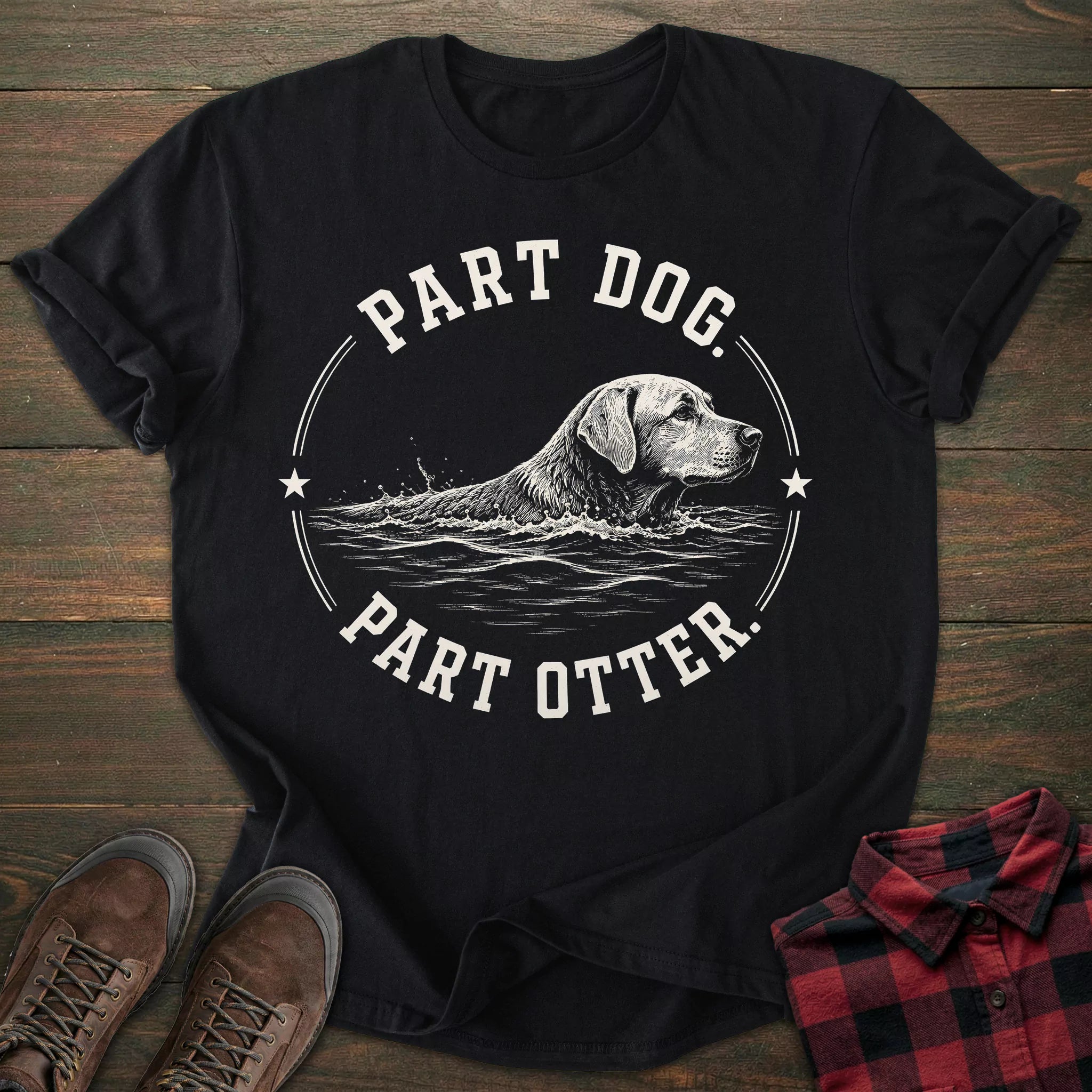 Part Dog Part Otter Labrador T-shirt