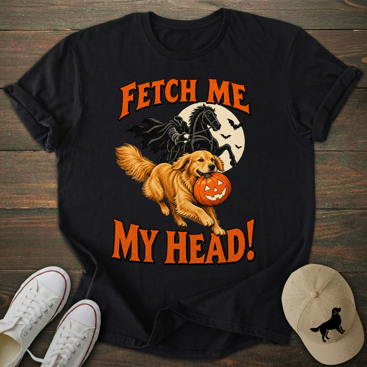 Fetch Me My Head Golden Retriever T-shirt