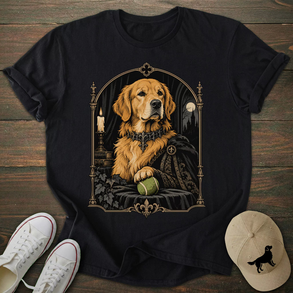 Lord Tennis Ball Golden Retriever T-shirt