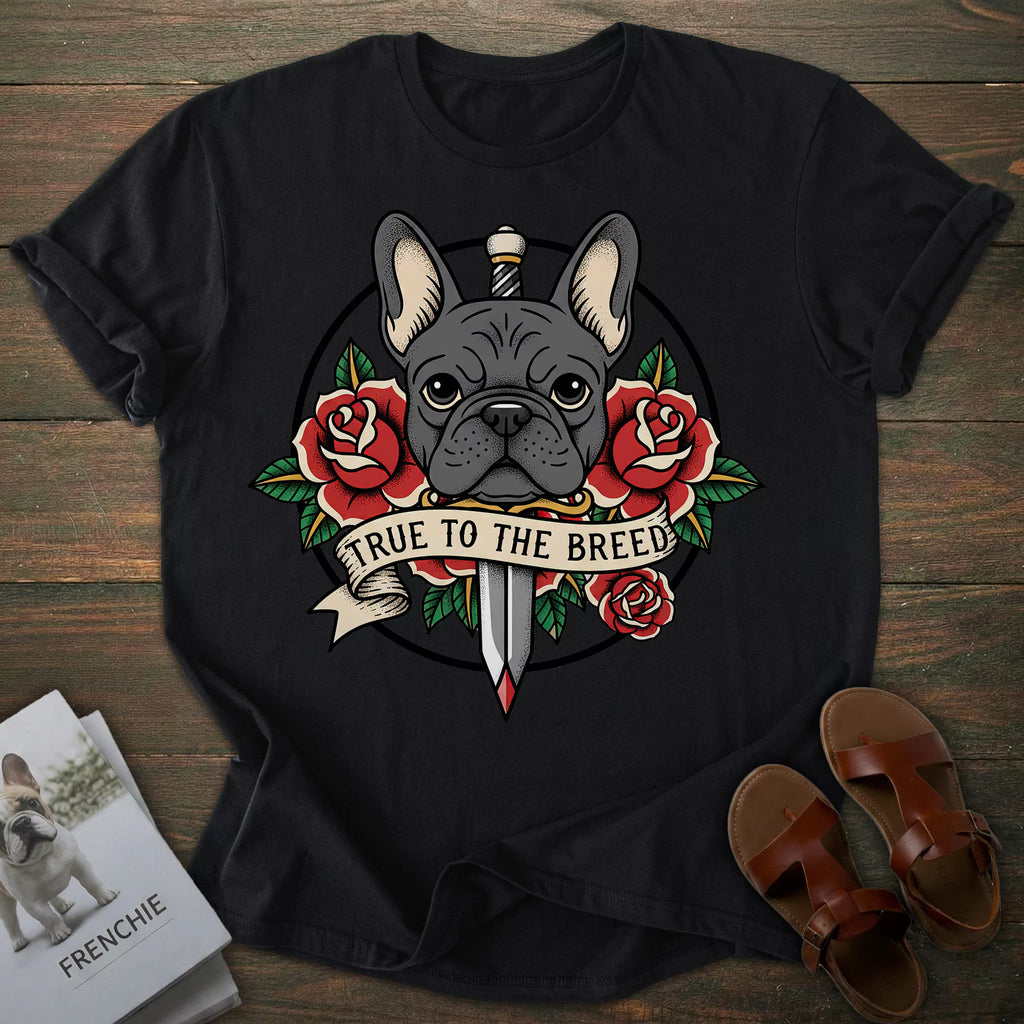 Vintage Tattoo French Bulldog T-shirt