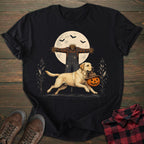Scarecrow Pumpkin Yellow Labrador T-shirt