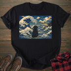Great Wave Black Labrador T-shirt