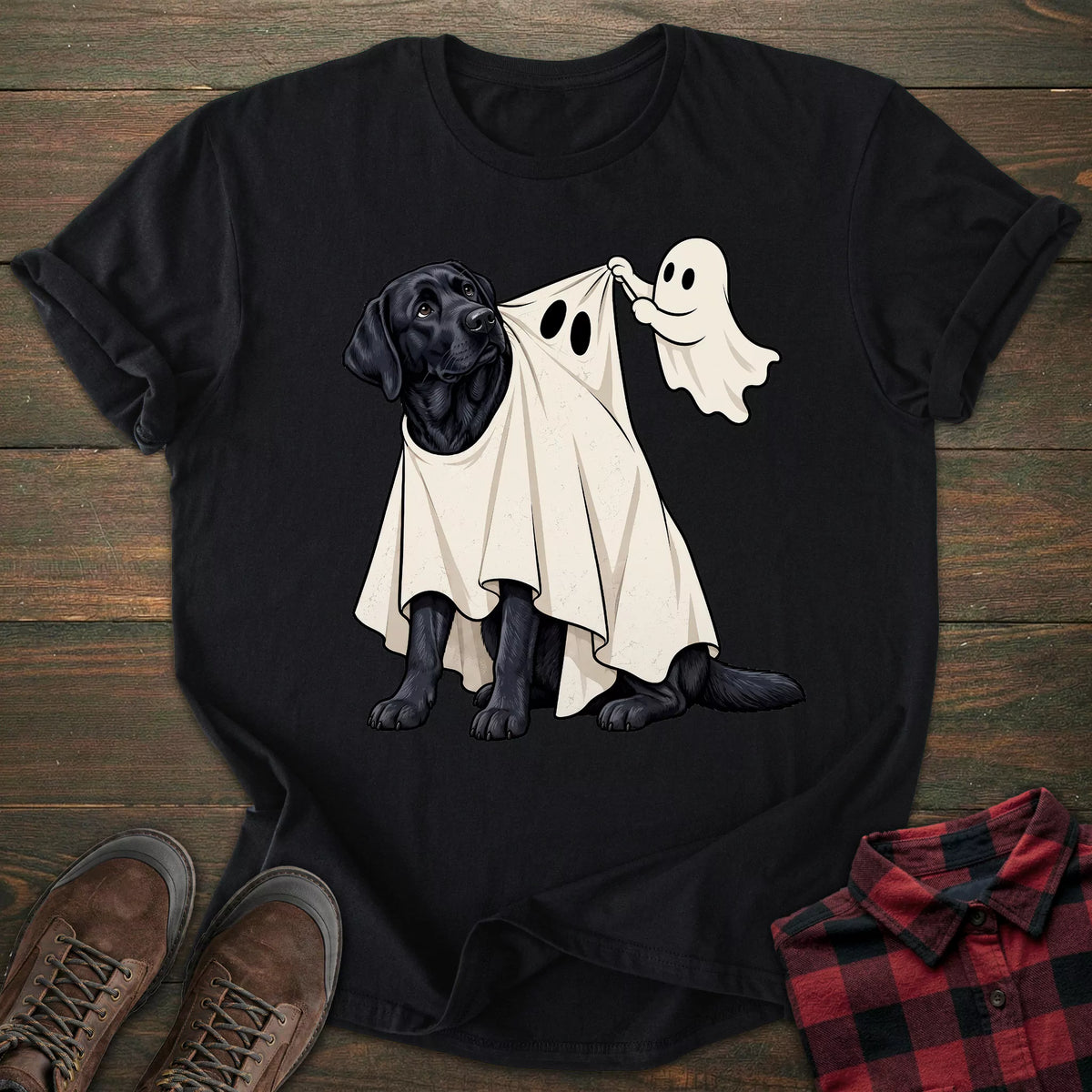 Ghost Black Labrador T-shirt