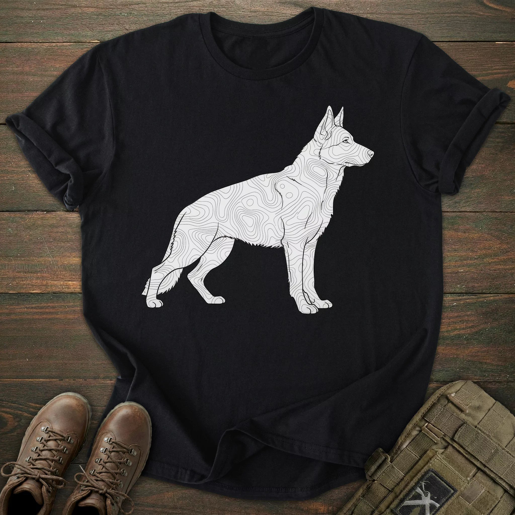 Art German Shepherd T-shirt