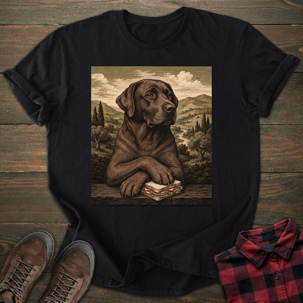 Sandwich Chocolate Labrador T-shirt