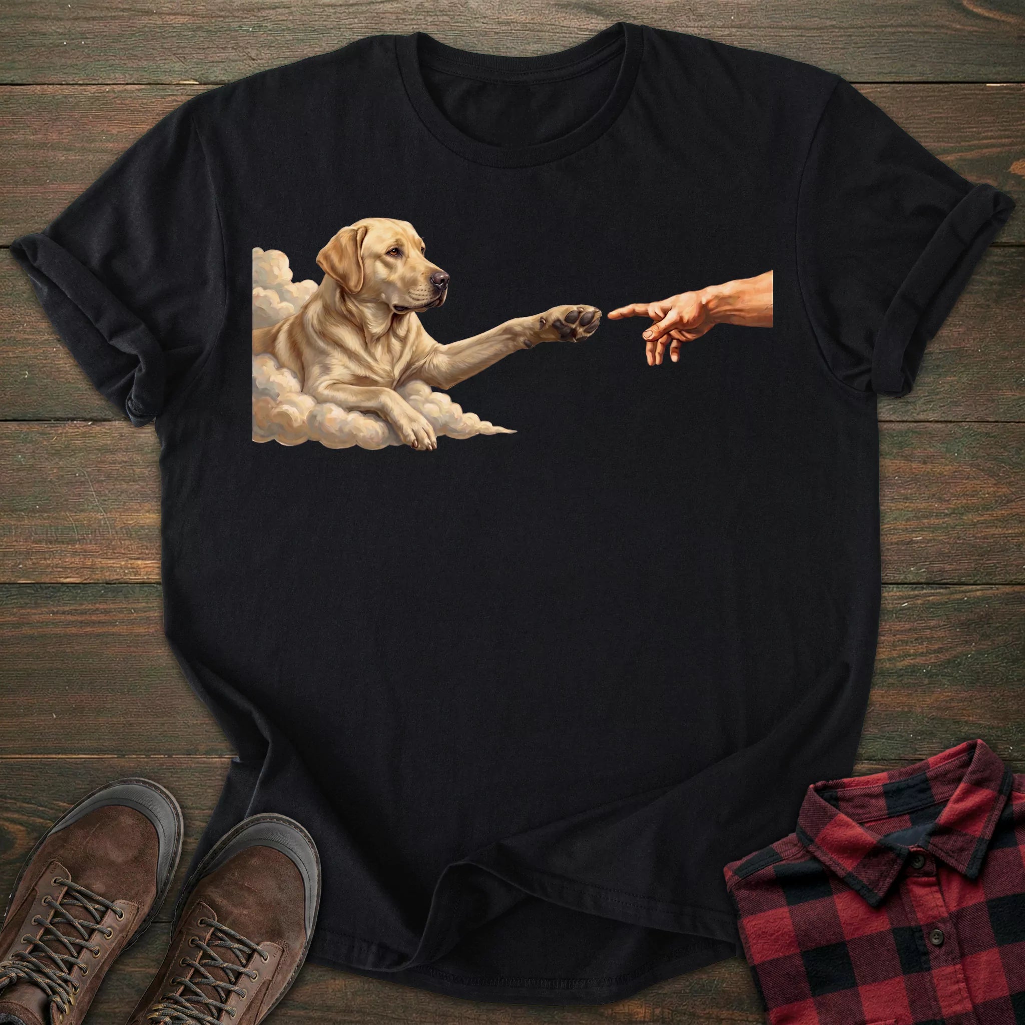 Paw Yellow Labrador T-shirt