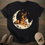 Crescent Moon German Shepherd T-shirt