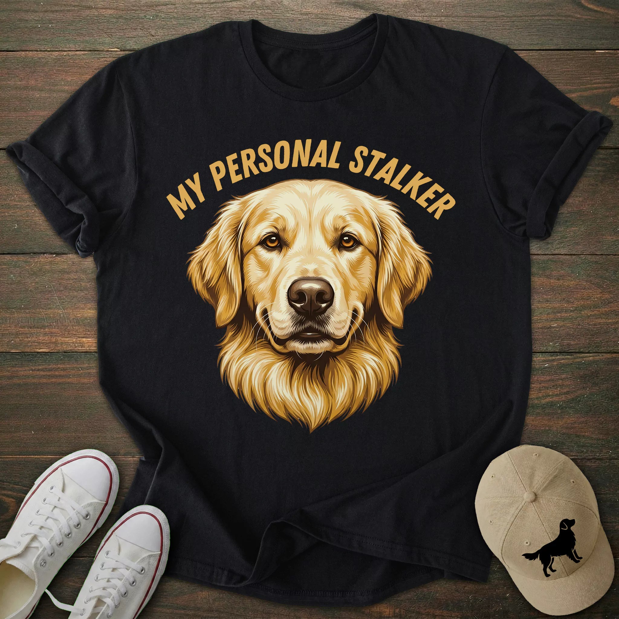 Stalker Golden Retriever T-shirt