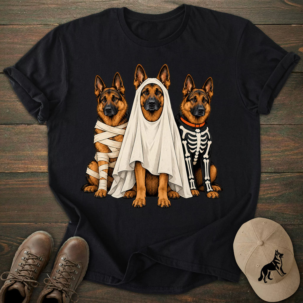 Halloween Squad German Shepherd T-shirt