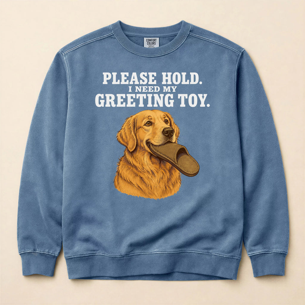 Greeting Toy Golden Retriever Sweatshirt