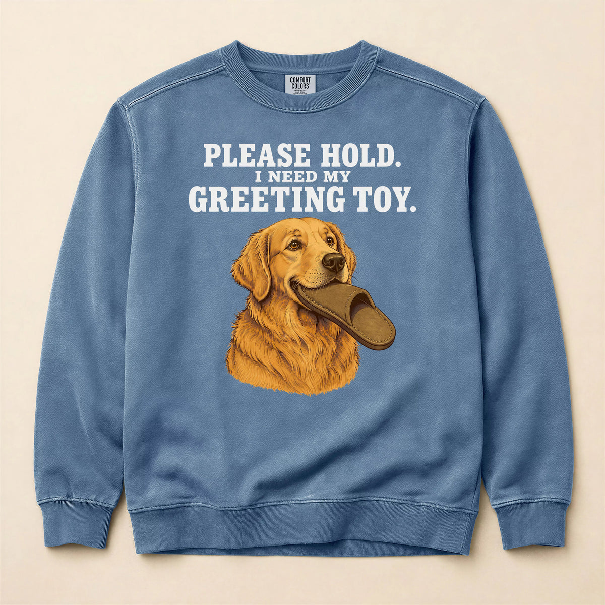 Greeting Toy Golden Retriever Sweatshirt