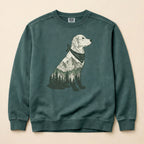Mountain Silhouette Golden Retriever Sweatshirt